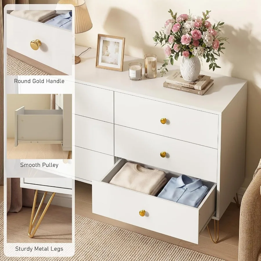 Schlafzimmer-Kommode mit 6 Sch – Storage & Organization Bewertung und Preis