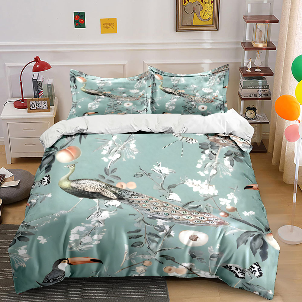 3-teiliges Bettwäsche-Set mit  – Aesthetic Floral Duvet Cover Bewertung und Preis
