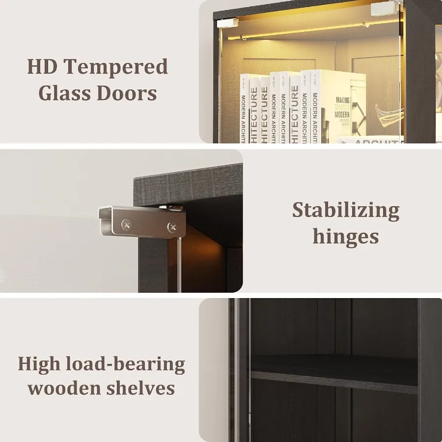 Eckvitrine mit Glastüren für d – Lighting Bewertung und Preis