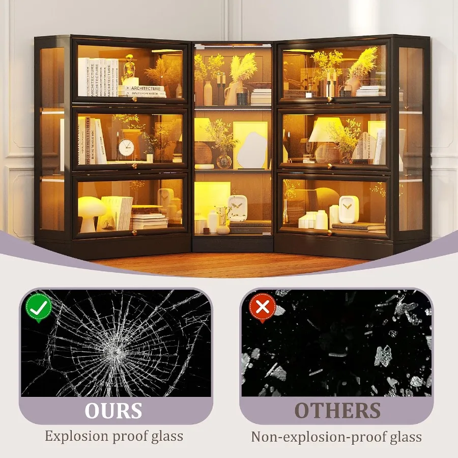 Eckvitrine mit Glastüren für d – Lighting Bewertung und Preis