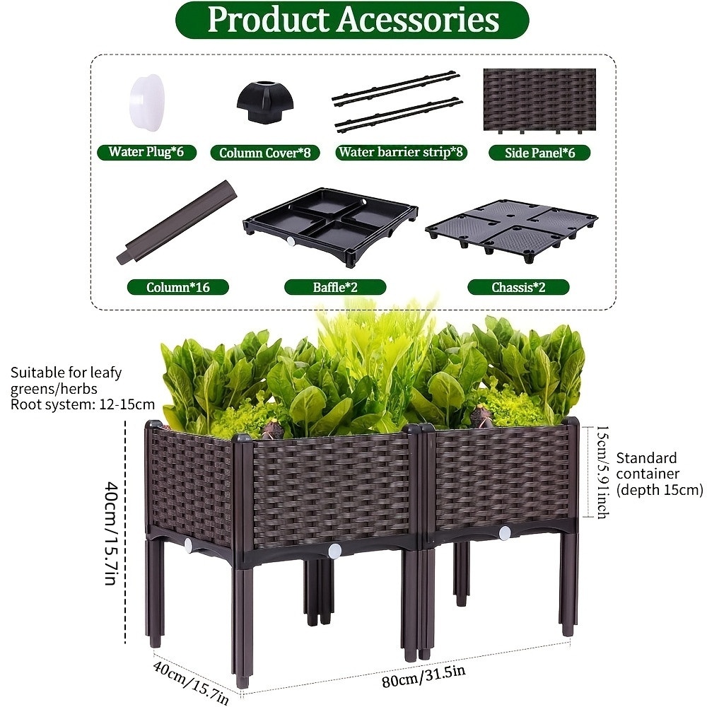 Garten-Hochbeet, Erhöhter Blum – Bedding Bewertung und Preis